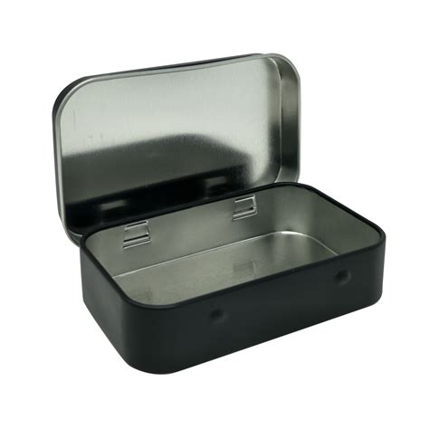 black metal box with lid|black rectangle metal box.